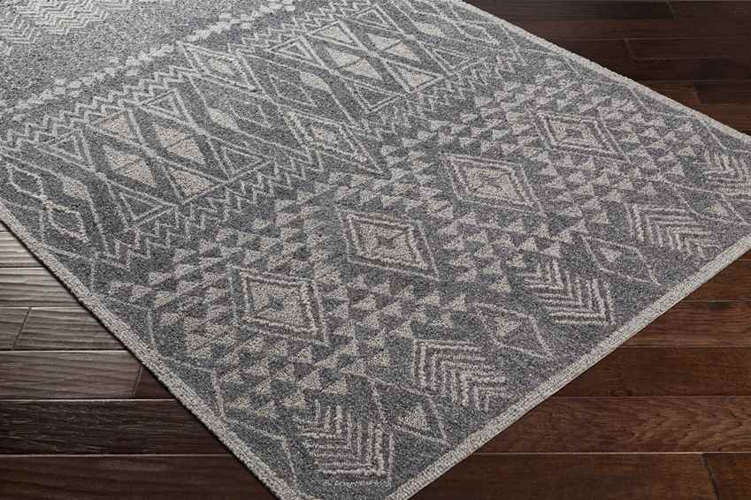 Orestes Global Dark Gray Area Rug