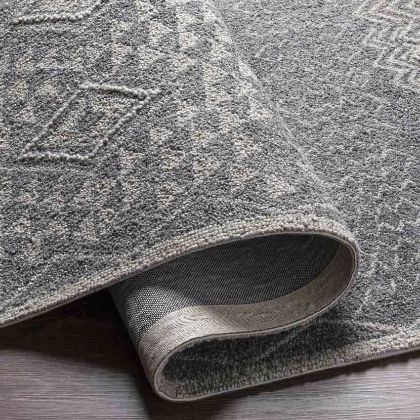 Orestes Global Dark Gray Area Rug