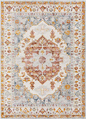 Golden Gate Traditional Tangerine Area Rug