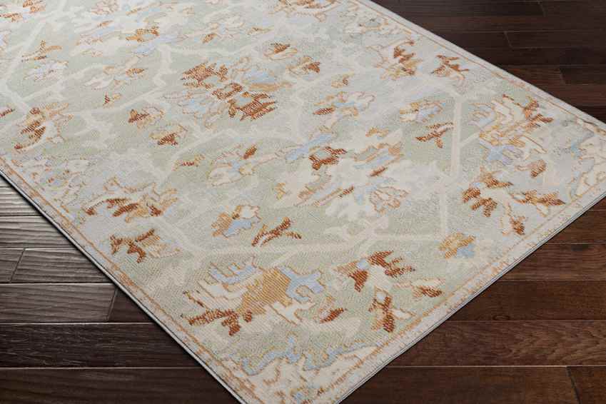 Crest Hill Traditional Sage Area Rug