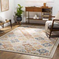 Deer Park Traditional Beige Area Rug