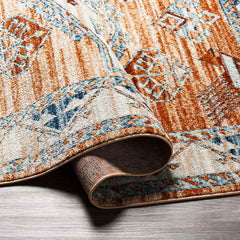 Cayuga Traditional Burnt Orange Area Rug