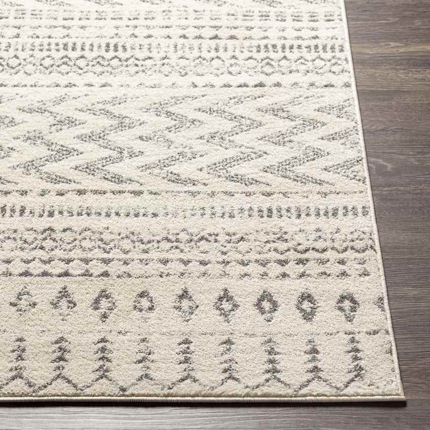 English Global Light Gray Area Rug