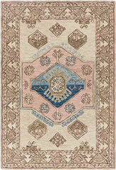 Korhorn Traditional Beige Area Rug