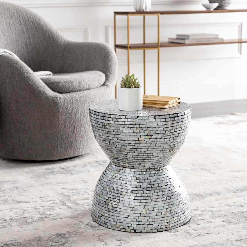 Ungenach Blue End Table