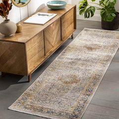 Scarville Traditional Beige Area Rug