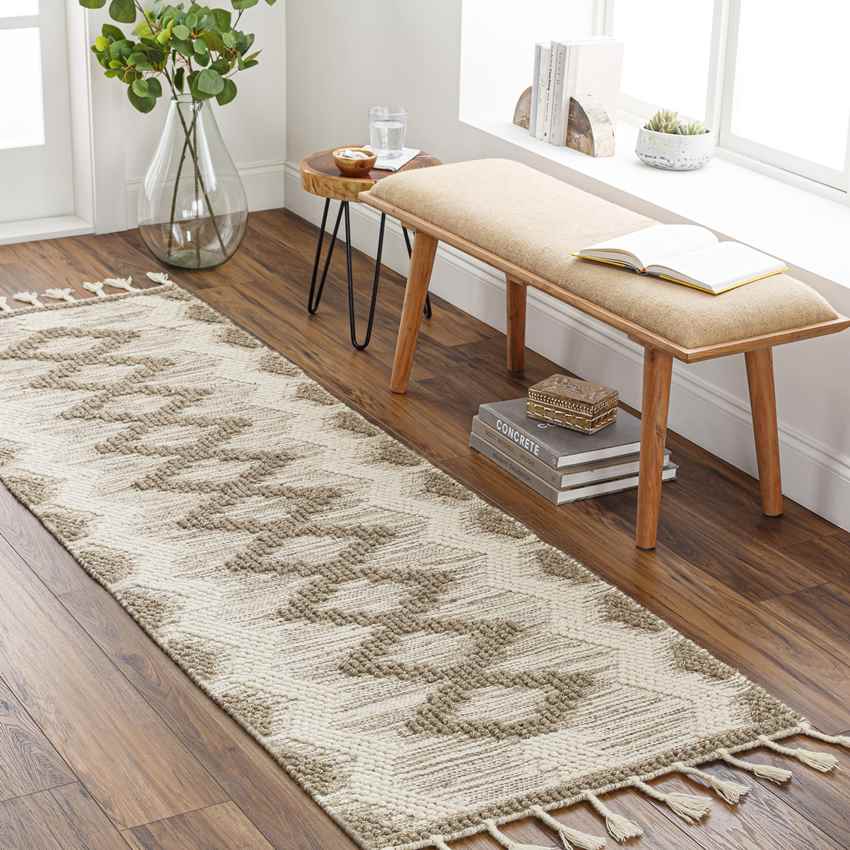 University Heights Global Olive Area Rug