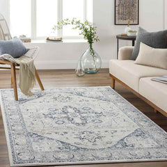 Griswold Traditional Navy Area Rug
