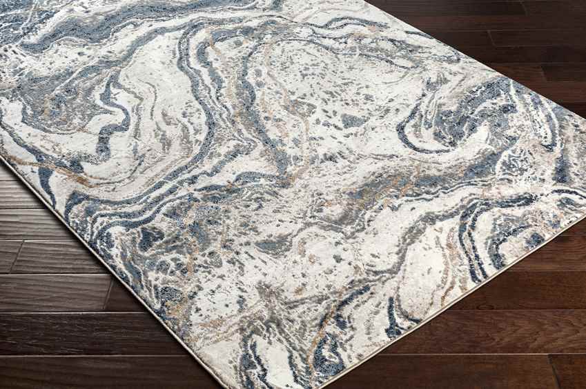 Guttenberg Modern Navy Area Rug