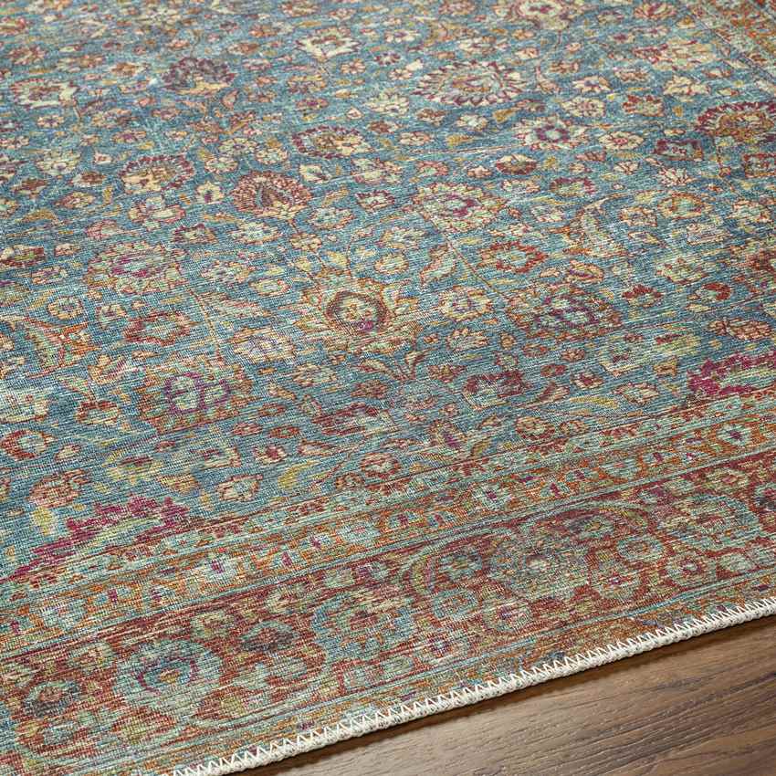 Agridaki Traditional Sage Washable Area Rug