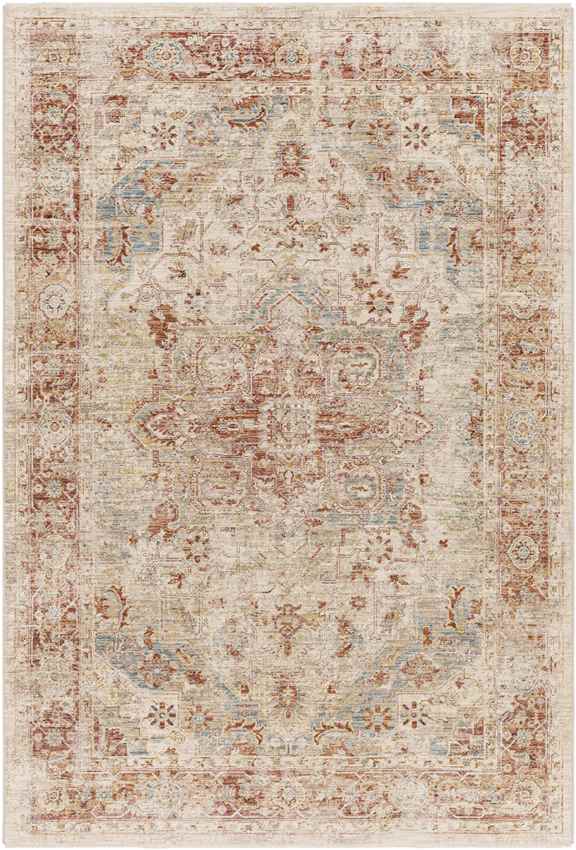 Harcourt Traditional Rust Area Rug