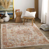 Harcourt Traditional Rust Area Rug
