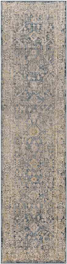 Harpers Ferry Traditional Dark Blue Area Rug