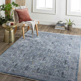 Komurcu Traditional Dark Teal Area Rug