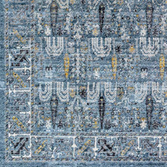 Komurcu Traditional Dark Teal Area Rug