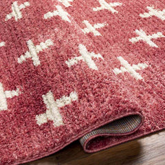 Koilani Global Bright Red Area Rug