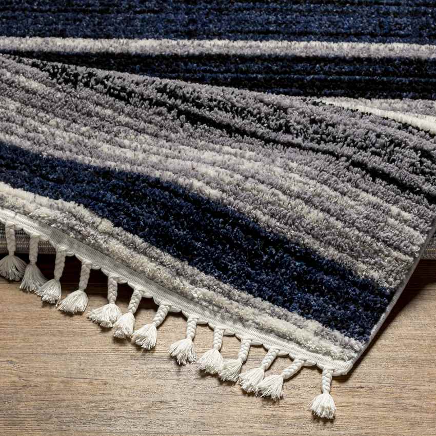 Vasilia Modern Black Area Rug