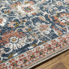 Lacona Traditional Dark Blue Area Rug