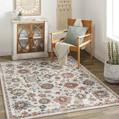Larchwood Traditional Ivory Area Rug