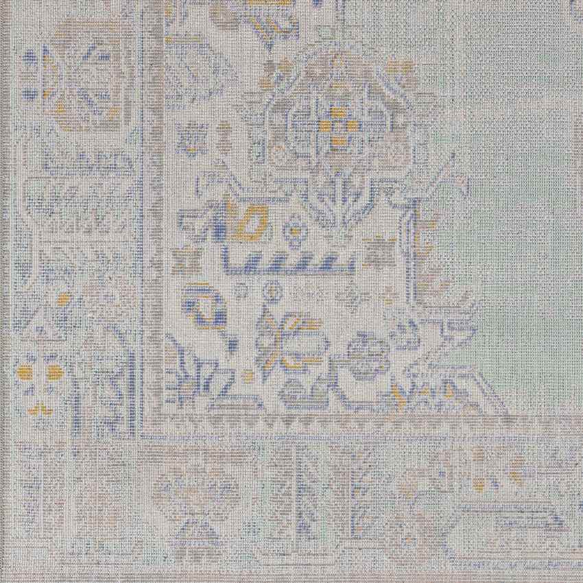 Limassol Traditional Light Green Area Rug