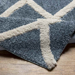 Trimithias Traditional Dark Teal Area Rug