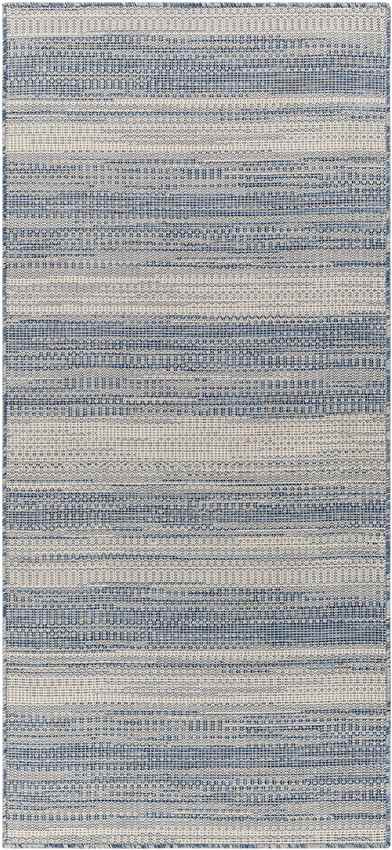 Kyrenia Modern Dark Blue Area Rug