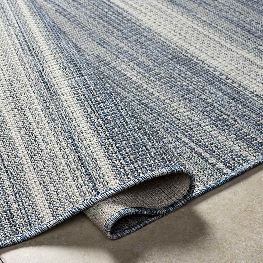 Kyrenia Modern Dark Blue Area Rug