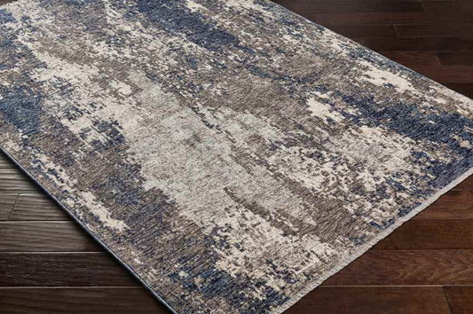 Hopkinton Modern Dark Blue Area Rug