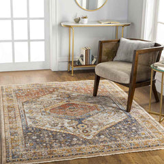 Inwood Traditional Garnet Area Rug