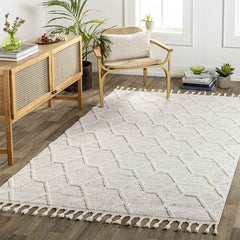 Mathia Modern Cream Area Rug