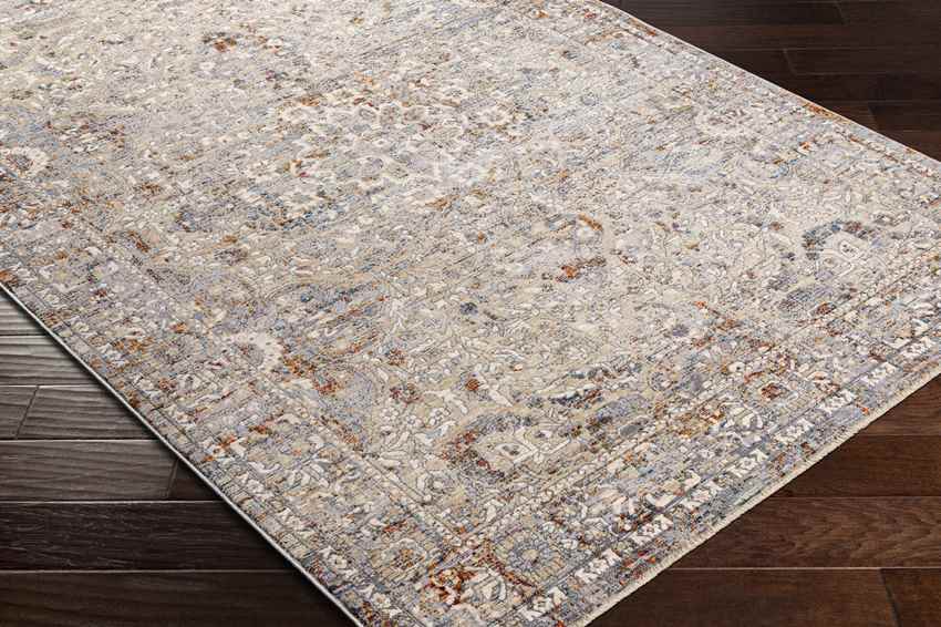 Kioneli Traditional Taupe Area Rug