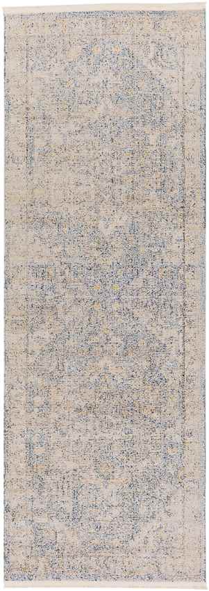 Millia Traditional Pale Blue Area Rug