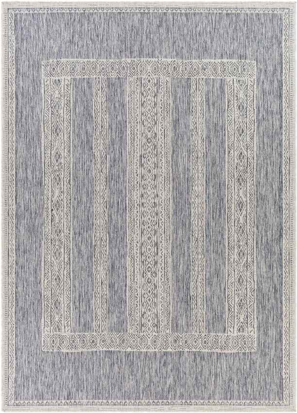 Iowa Falls Global Navy Area Rug