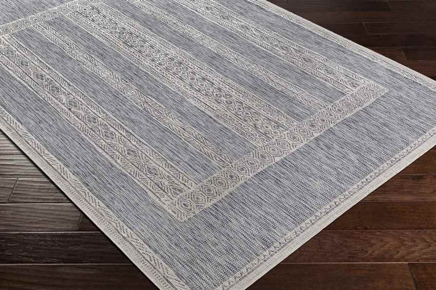 Iowa Falls Global Navy Area Rug