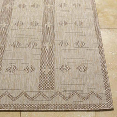 Jackson Junction Global Beige Area Rug