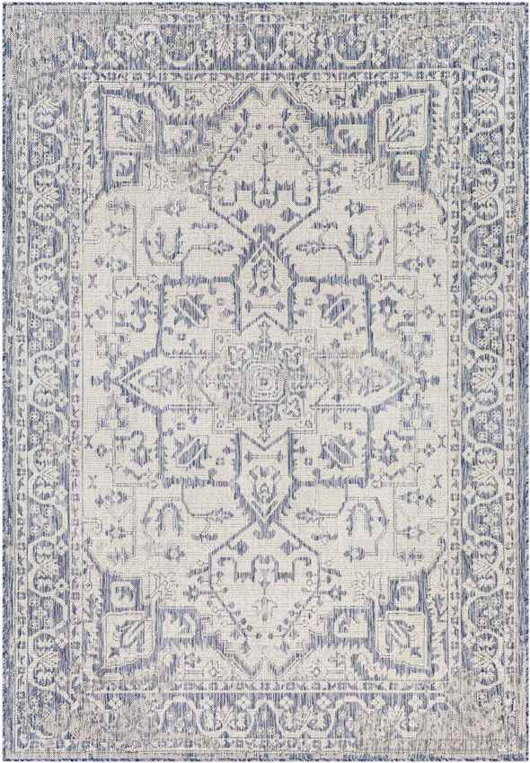 Kingsley Traditional Navy Area Rug