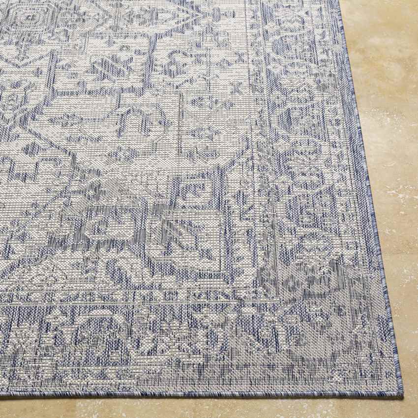 Kingsley Traditional Navy Area Rug