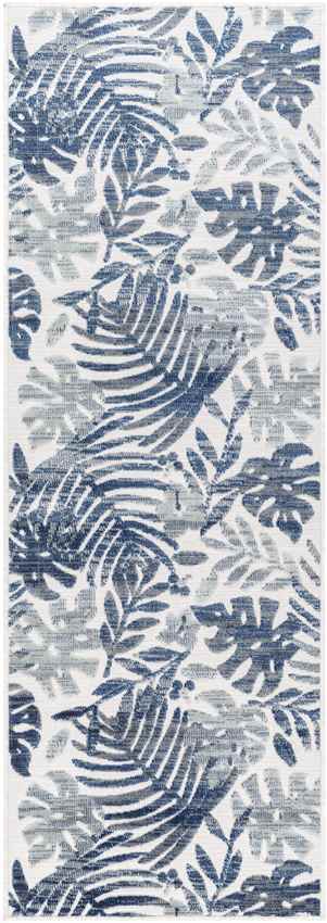 Delia Coastal Dark Blue Area Rug