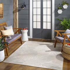 Esbon Coastal Light Gray Area Rug