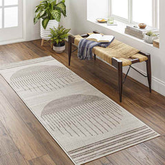 Neerbosch Modern Light Brown Area Rug