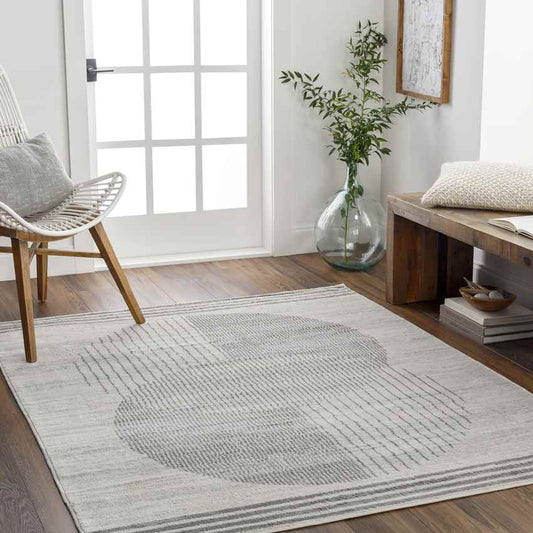 Lakin Modern Gray Area Rug