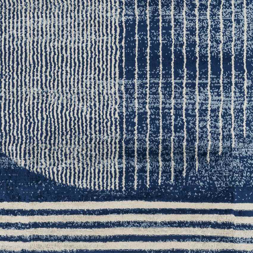 Lakin Modern Ink Blue Area Rug
