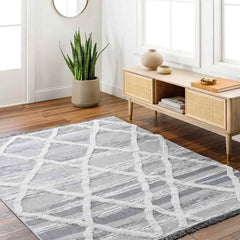 Oketo Global Light Gray Area Rug