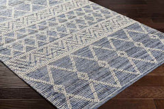 Pratt Global Slate Blue/Cream Area Rug