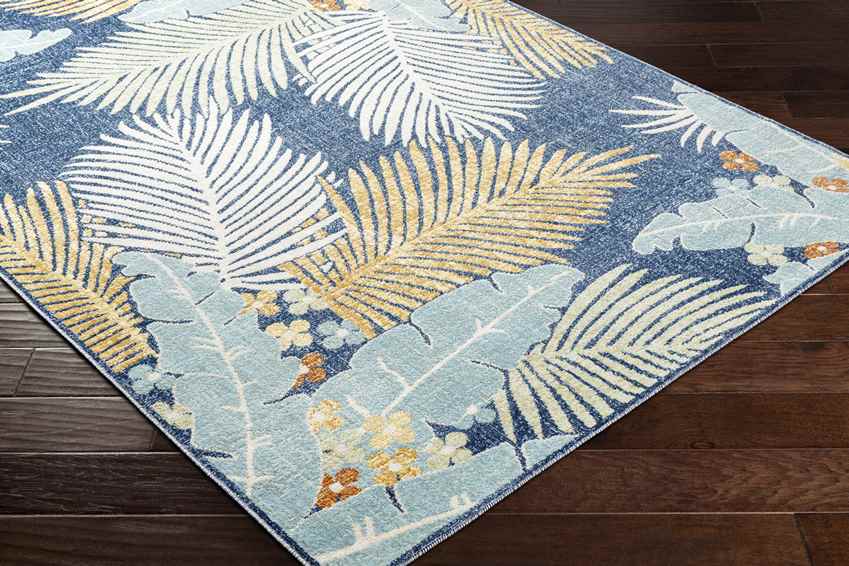 Robards Coastal Yellow Area Rug