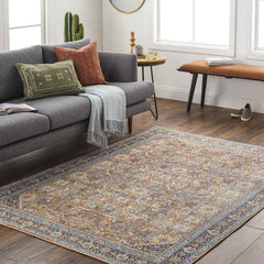 Robertson Coastal Burgundy Area Rug