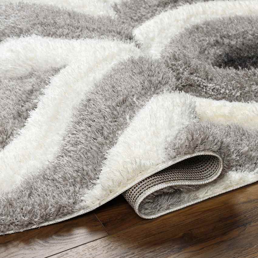 Salina Modern Dark Brown/Ivory Area Rug