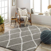 Breathitt Global Dark Gray Area Rug