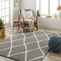 Breathitt Global Dark Gray Area Rug