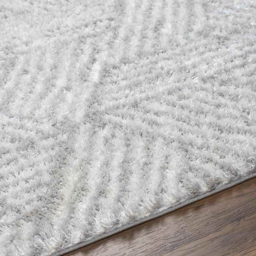 Brooke Modern Light Gray Area Rug